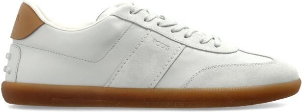 Tod's Leren Sneakers met Suède Panelen