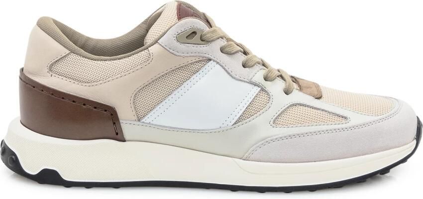 Tod's Leren sneakers met technische stof