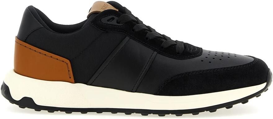 Tod's Leren sneakers met technische stof