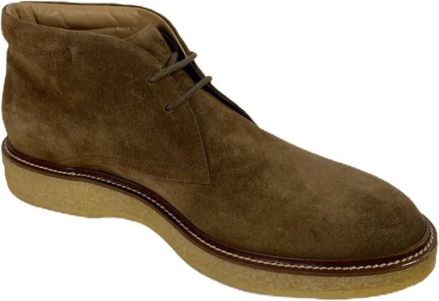 Tod's Licht Suède Bruine Laars Schoen - Foto 3