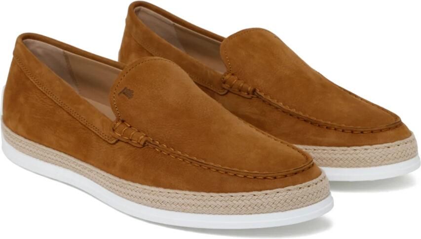 TOD'S Lichtbruine suède instappers Brown Heren - Foto 3