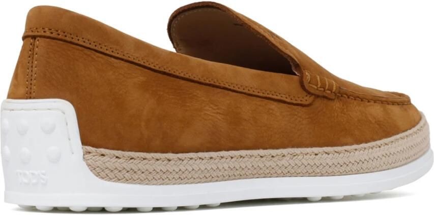 TOD'S Lichtbruine suède instappers Brown Heren - Foto 4
