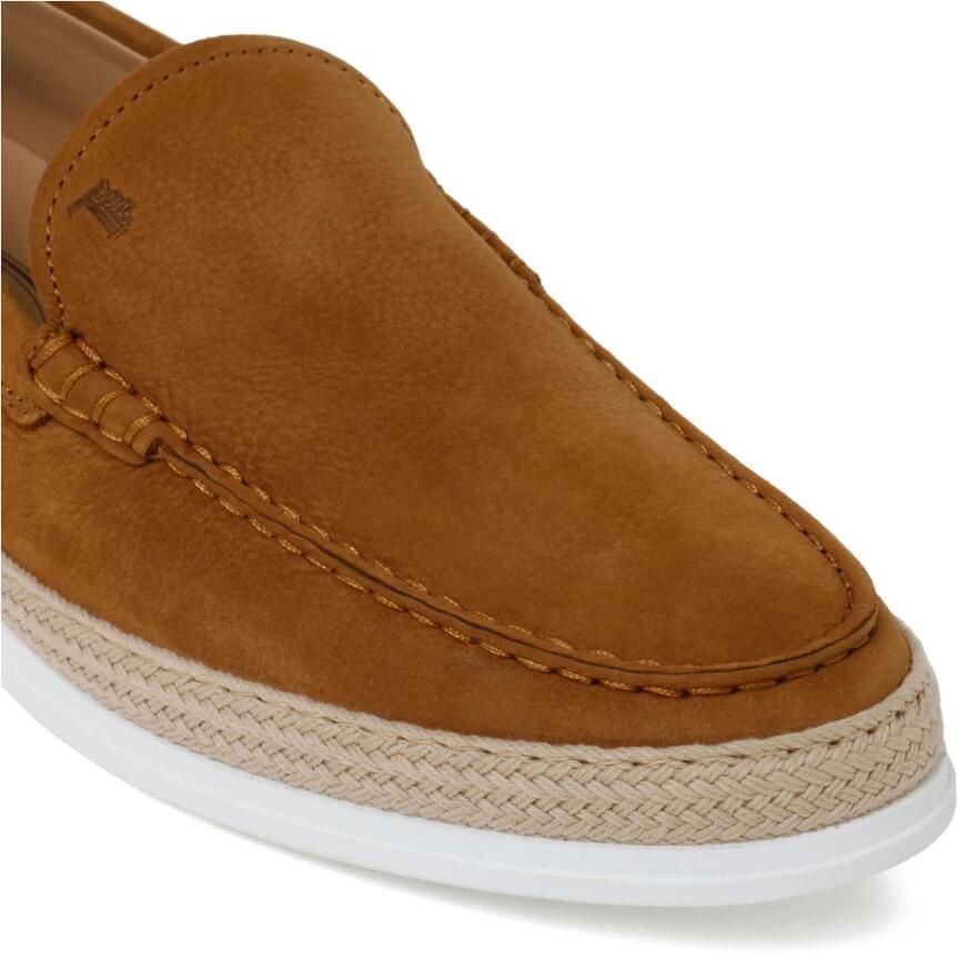 TOD'S Lichtbruine suède instappers Brown Heren - Foto 2