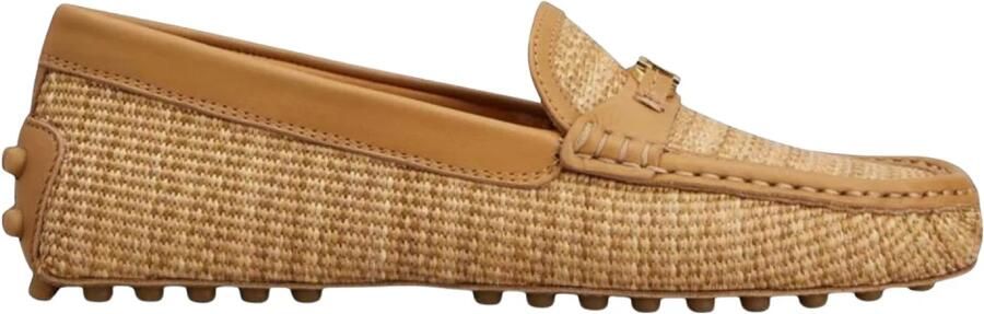 Tod's Loafers in Rafia-stijl