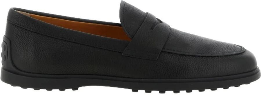 Tod's Loafers van Leer met Pebble-Textuur