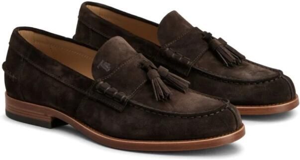 Tod's Loafers van suède met kwastjes - Foto 3
