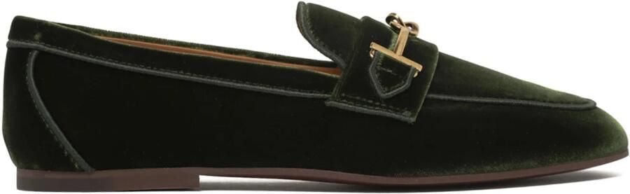 Tod's Logo-detail Velvet Loafers - Foto 2