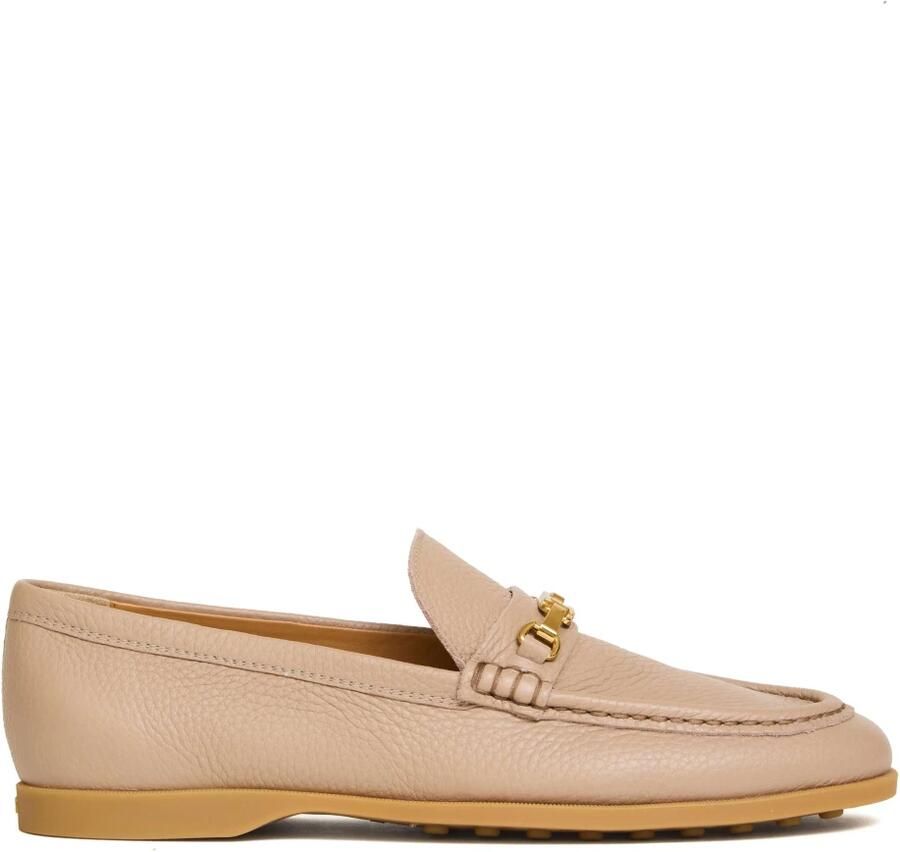 Tod's mocassino pelle cipria fondo miele