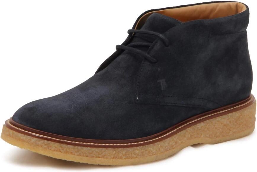 Tod's N4180 Polacchino Suede Shoe