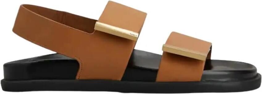 TOD'S Dames Fasce Term Leer Cognac