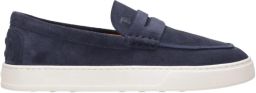 Tod's Navy Blauw Suède Sneakers