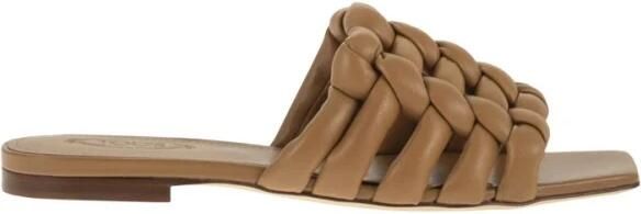 Tod's Padded Woven Leather Slide