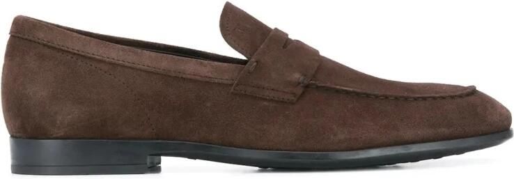 Tod's Penny Suede Loafers