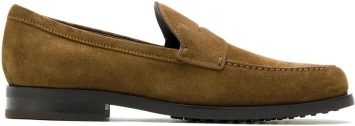Tod's Penny Suède Loafers