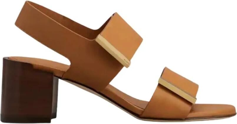 Tod's Sandaal met dubbele band van leer