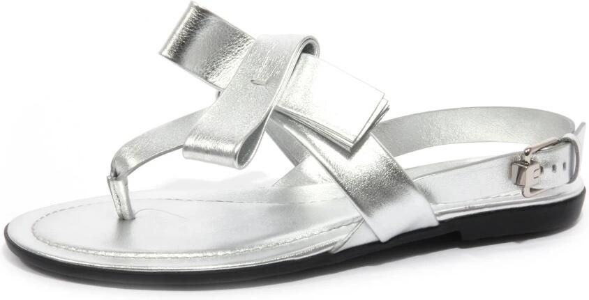 Tod's Strik teenslippers sandaal gemaakt in Italië