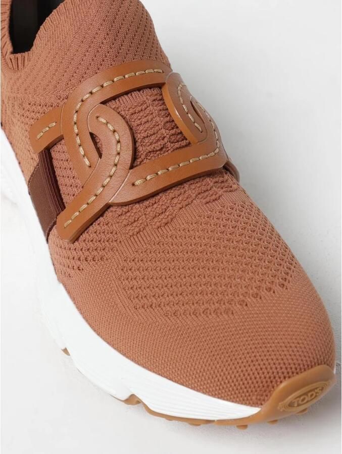 Tod's SlipOn Knit Sneakers Leather Detail - Foto 2