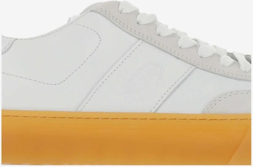 TOD'S Laced Sneakersy Wit Heren