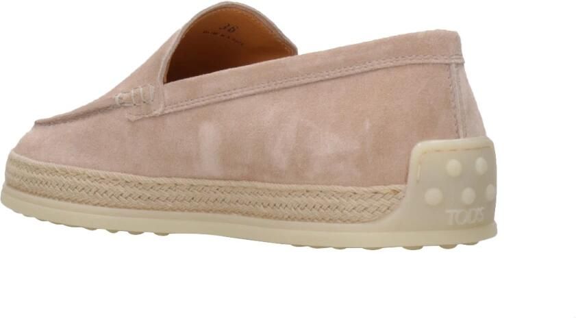 Tod's Stof Roze Suède Sneakers - Foto 3