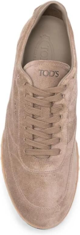 Tod's Suede Lage Sneakers - Foto 3