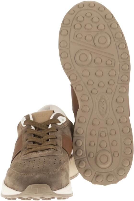 Tod's Suede Leather Sneakers - Foto 2