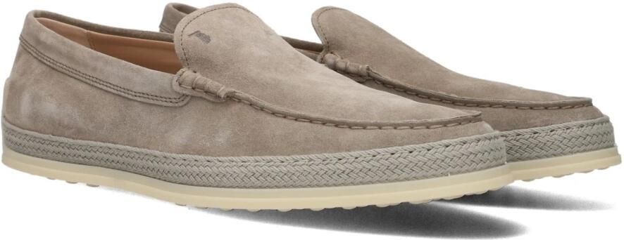 TOD&apos;S Instappers Heren Xxm0tv0aj30 Maat: 42 Materiaal: Suède Kleur: Taupe - Foto 2