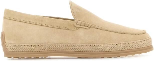 Tod's Suède loafers in zandkleur