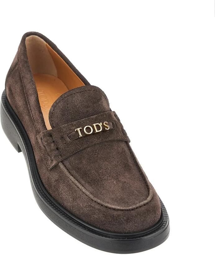 Tod's Suède loafers met logo - Foto 2