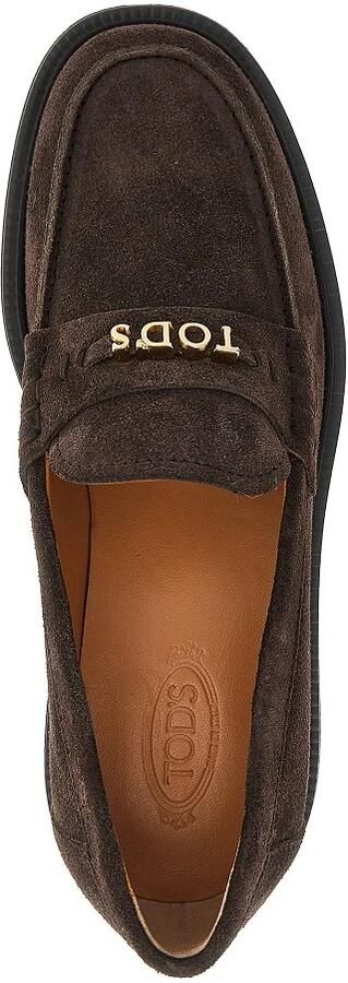Tod's Suède loafers met logo - Foto 3