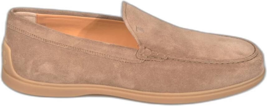 Tod's Suède loafers met rubberen zool