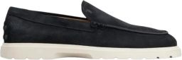 TOD'S Blauwe Suède Sandalen met Rubberen Zool Blue Heren
