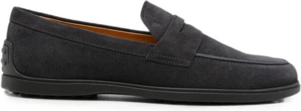 Tod's Suede Penny Loafers