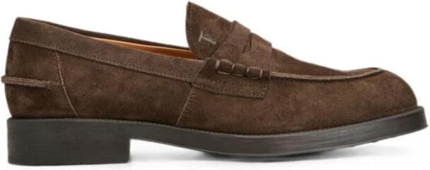 Tod's Suede Penny Loafers
