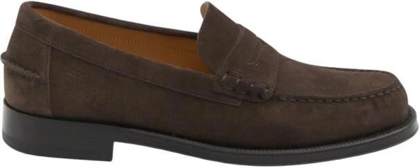 Tod's Suede Penny Loafers