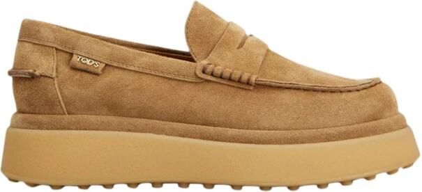 Tod's Suede Penny Loafers
