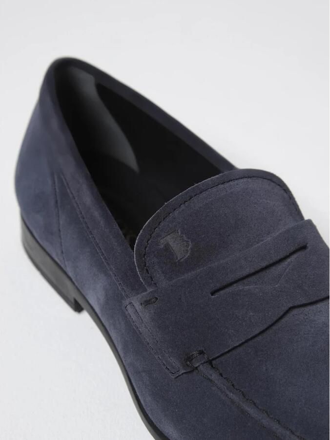 Tod's Suède Penny Loafers Klassieke Stijl - Foto 2