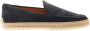 Tod's Blauwe Suède Slipper Loafer - Thumbnail 1