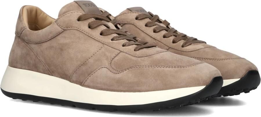 TOD'S Lage Sneakers Heren Xxm79k0z281j17553j Maat: 42 Materiaal: Suède Kleur: Beige - Foto 2
