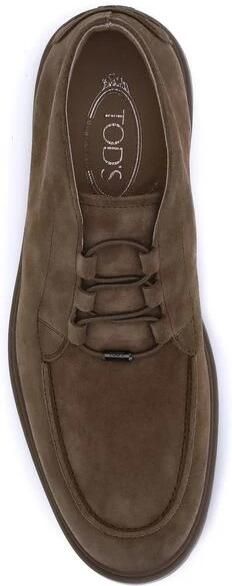 Tod's Suède Veterschoenen met Reliëflogo - Foto 2