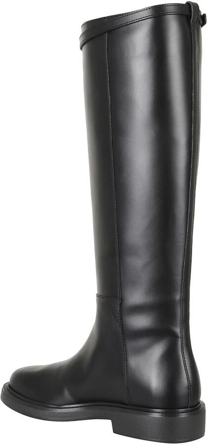 TOD'S Hoge Laarzen Dames Xxw20l0jm50 Leer Zwart - Foto 3