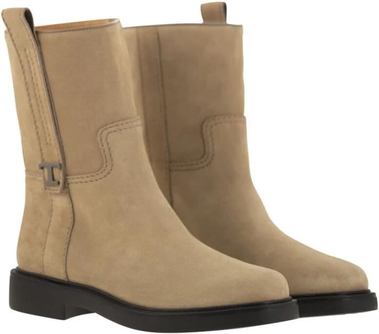Tod's T Timeless Suede Enkellaars - Foto 2