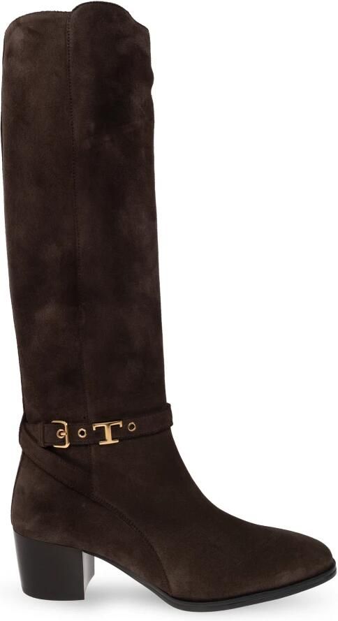 Tod's T Timeless Suede kniehoge laarzen