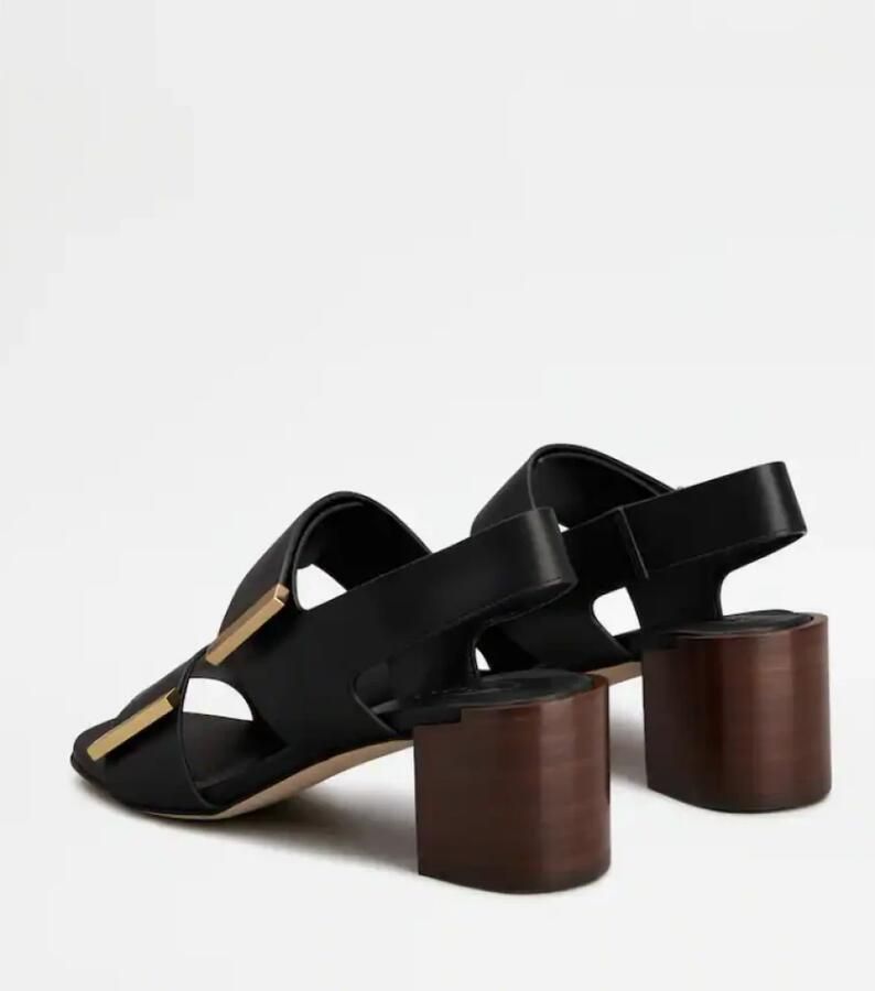 Tod's T55 Leren Sandalen met Dubbele Band - Foto 2