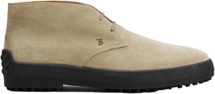 Tod's Suède Winter Enkellaarzen met Rubberen Studs