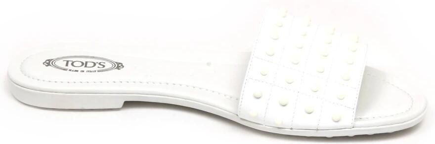 Tod's Witte Patent Sandaal met Rubber Studs - Foto 3