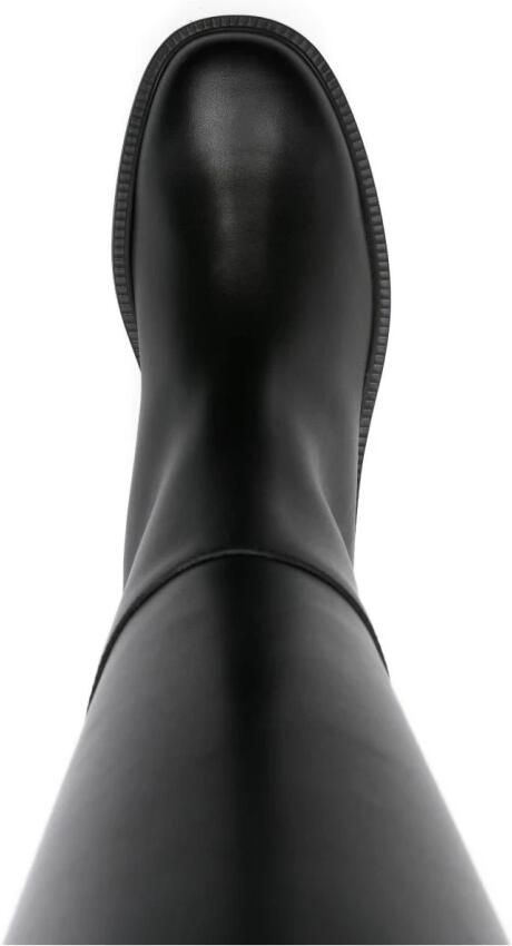 TOD'S Hoge Laarzen Dames Xxw20l0jm50 Leer Zwart - Foto 2