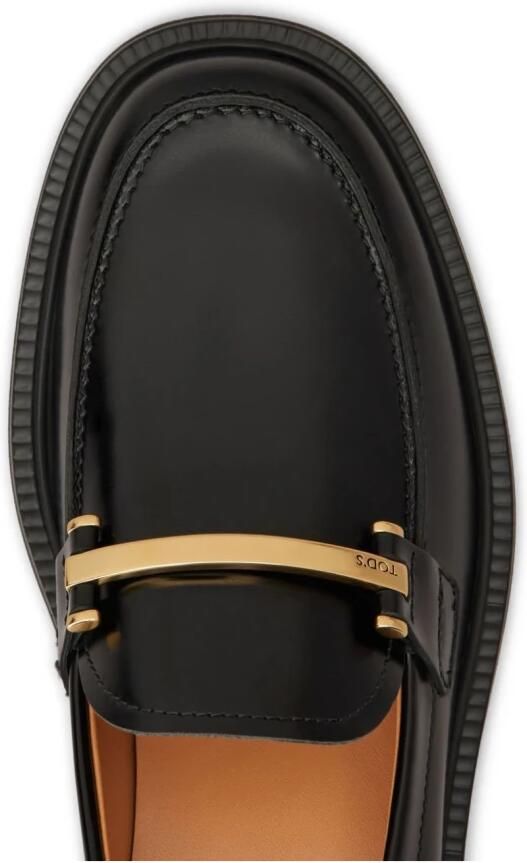 Tod's Zwarte Instap Platte Schoenen