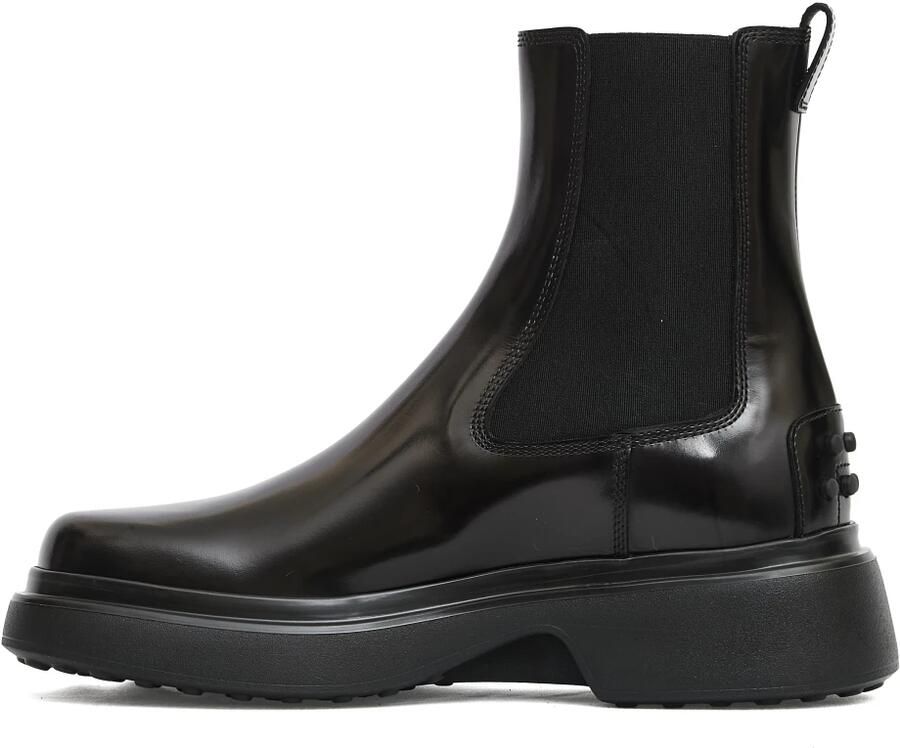 Tod's Zwarte Leren Chelsea Enkellaarzen - Foto 2