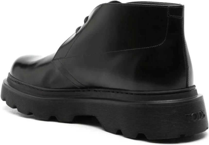 Tod's Zwarte Leren Enkellaarzen - Foto 3