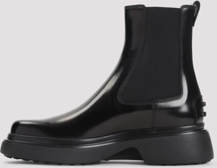 Tod's Zwarte leren enkellaarzen voor vrouwen - Foto 2